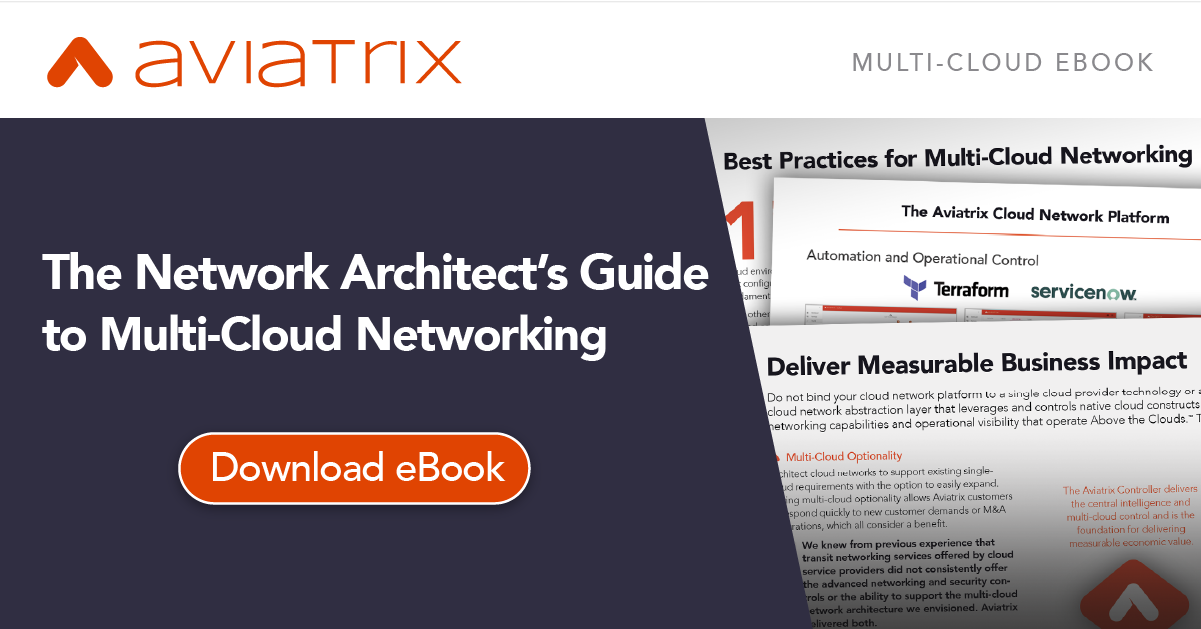 eBook The Network Architect's Guide to MultiCloud Networking
